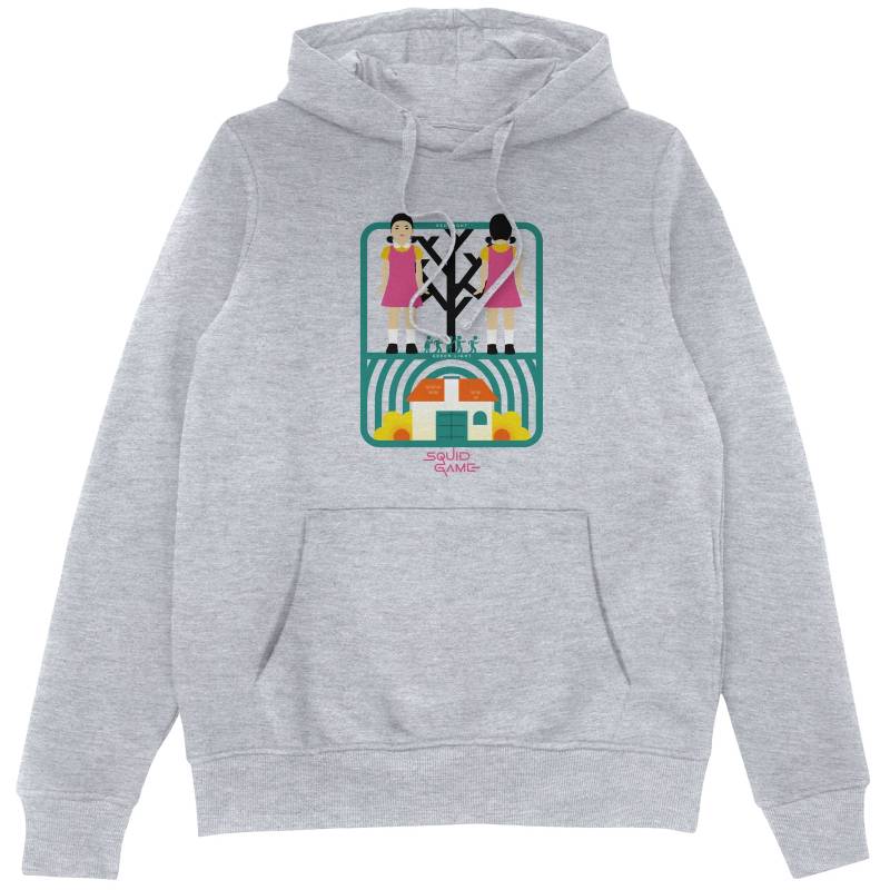 Squid Game Doll Hoodie - Grey - L