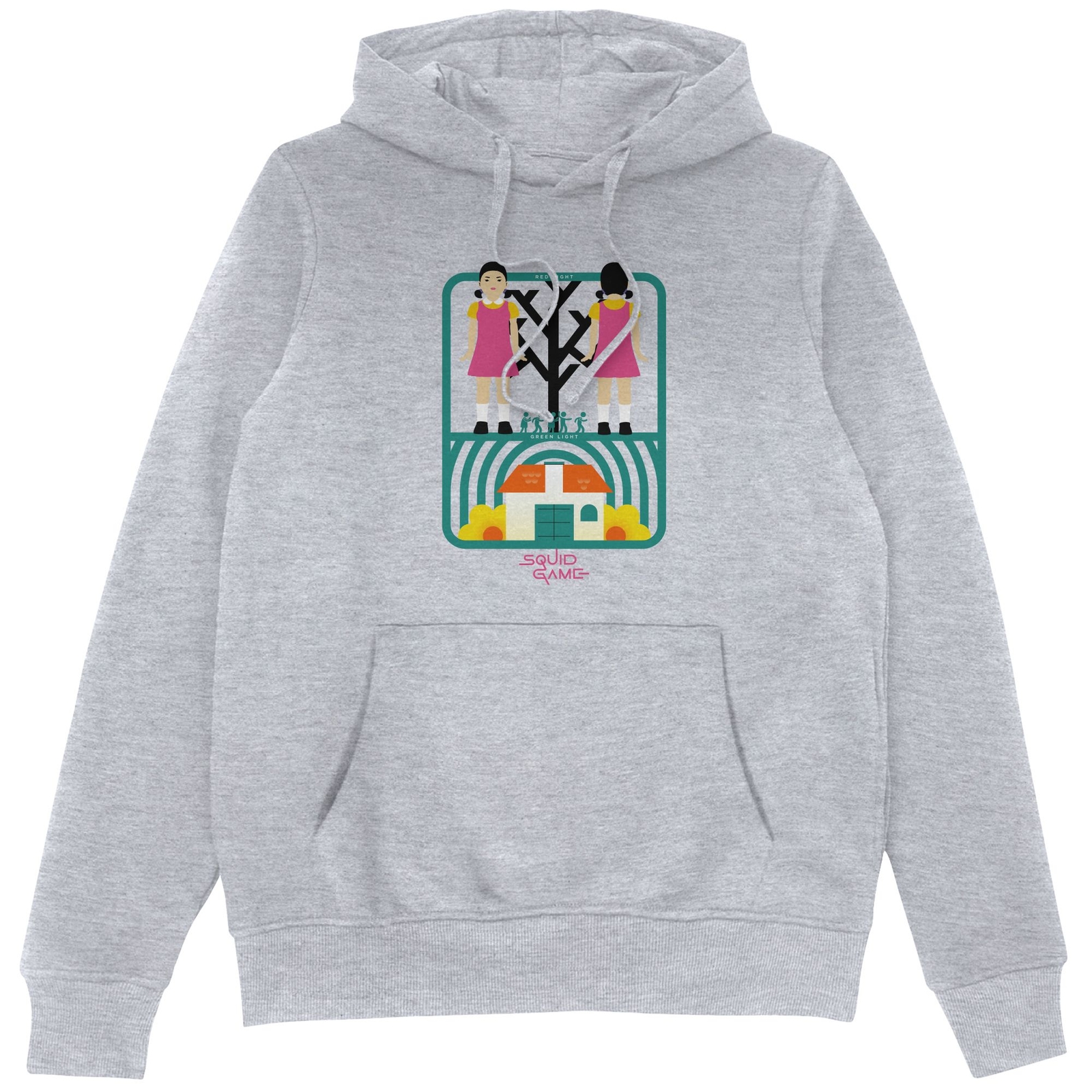 Squid Game Doll Hoodie - Grey - M