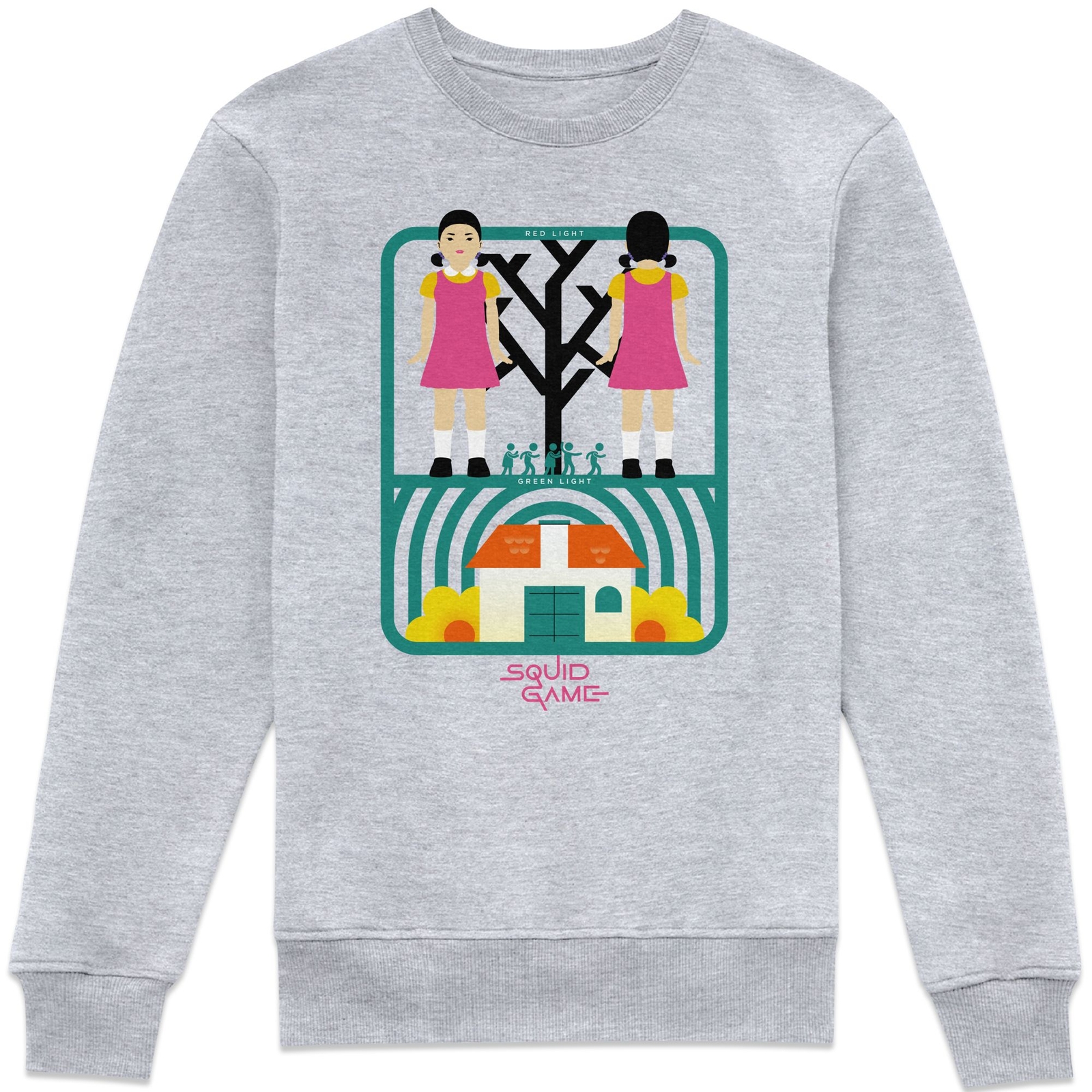 Squid Game Doll Sweatshirt - Grey - 4XL