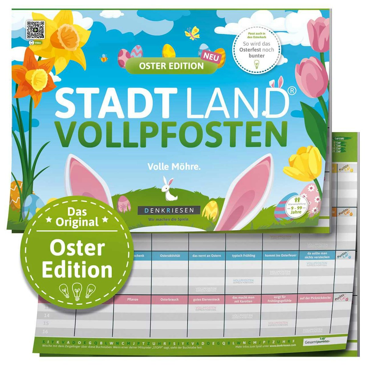 Stadt Land Vollpfosten- Oster Edition A4 ab 9 Stadt Land Vollpfosten- Oster Edition A4 ab 9