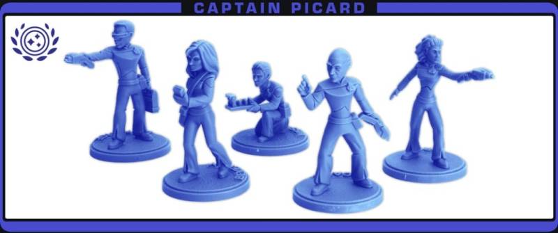 Star Trek Away Captain Picard Team Expansion Brettspiel Boargame GaleForceNine