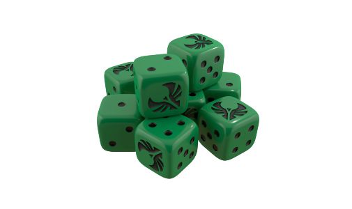 Star Trek Away Romulan Team Dice Set GF9 Brettspiel Boargame GaleForceNine