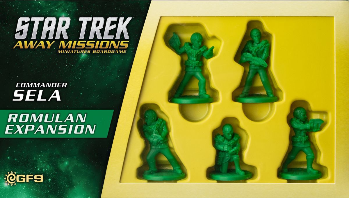 Star Trek Away Romulan Team Expansion Sela GF9 Brettspiel Boargame GaleForceNine