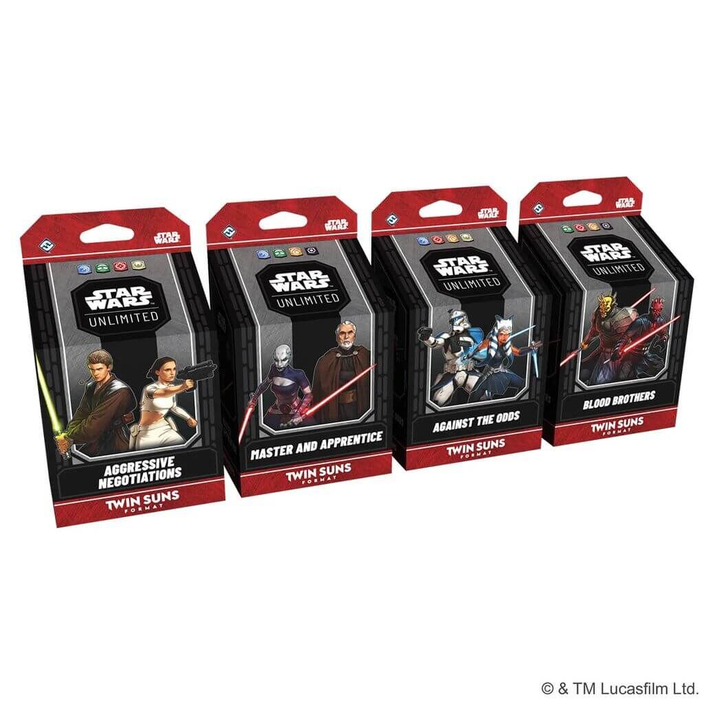 Star Wars: Unlimited – 2026 Twin Suns Decks - engl. Count Dooku & Asajj Ventress Star Wars: Unlimited – 2026 Twin Suns Decks - engl. Count Dooku & Asajj Ventress
