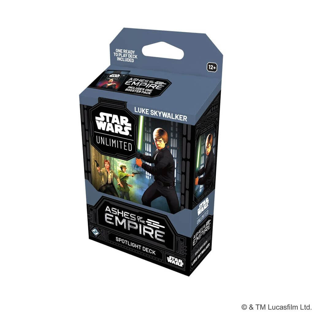 Star Wars: Unlimited - Asche des Imperiums Spotlight-Deck - Luke Skywalker Star Wars: Unlimited - Asche des Imperiums Spotlight-Deck - Luke Skywalker