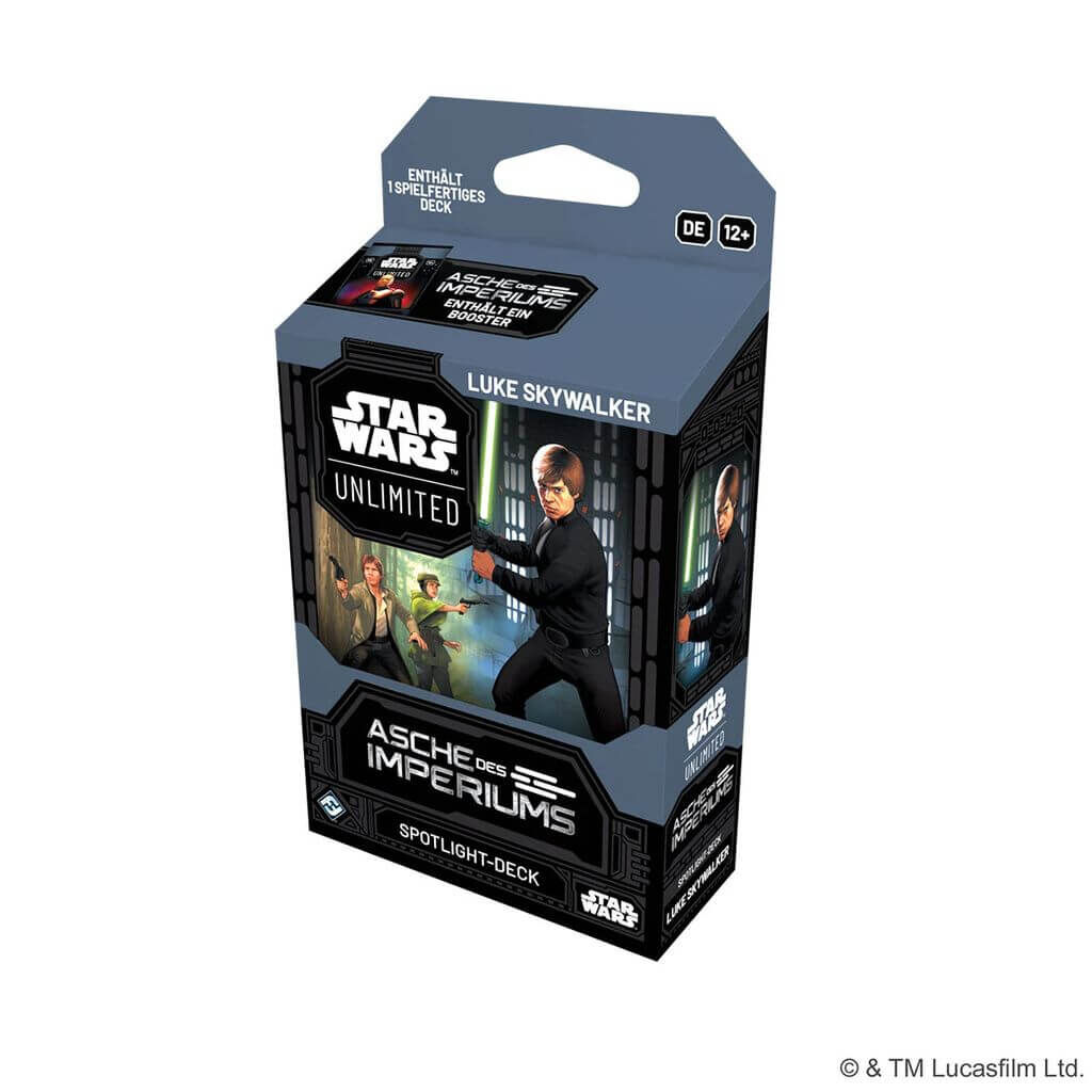 Star Wars: Unlimited - Ashes of the Empire Spotlight Deck - Luke Skywalker Star Wars: Unlimited - Ashes of the Empire Spotlight Deck - Luke Skywalker