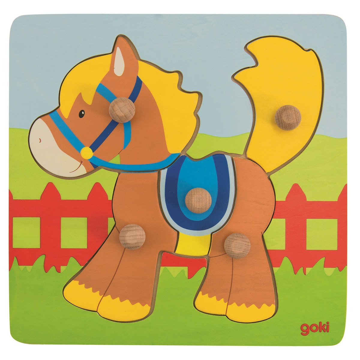 Steckpuzzel Pferd - 5 tlg Steckpuzzel Pferd - 5 tlg