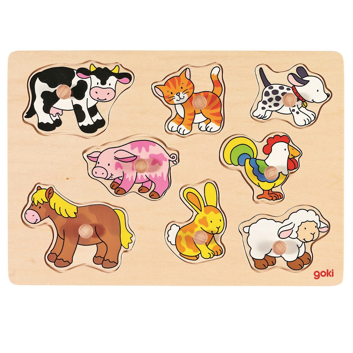 Steckpuzzle Tiere vom Bauerhof - 8 tlg Steckpuzzle Tiere vom Bauerhof - 8 tlg
