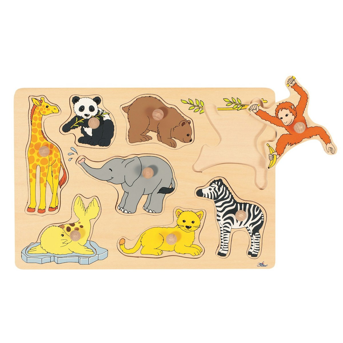 Steckpuzzle Zoo-Tiere - 8 tlg Steckpuzzle Zoo-Tiere - 8 tlg