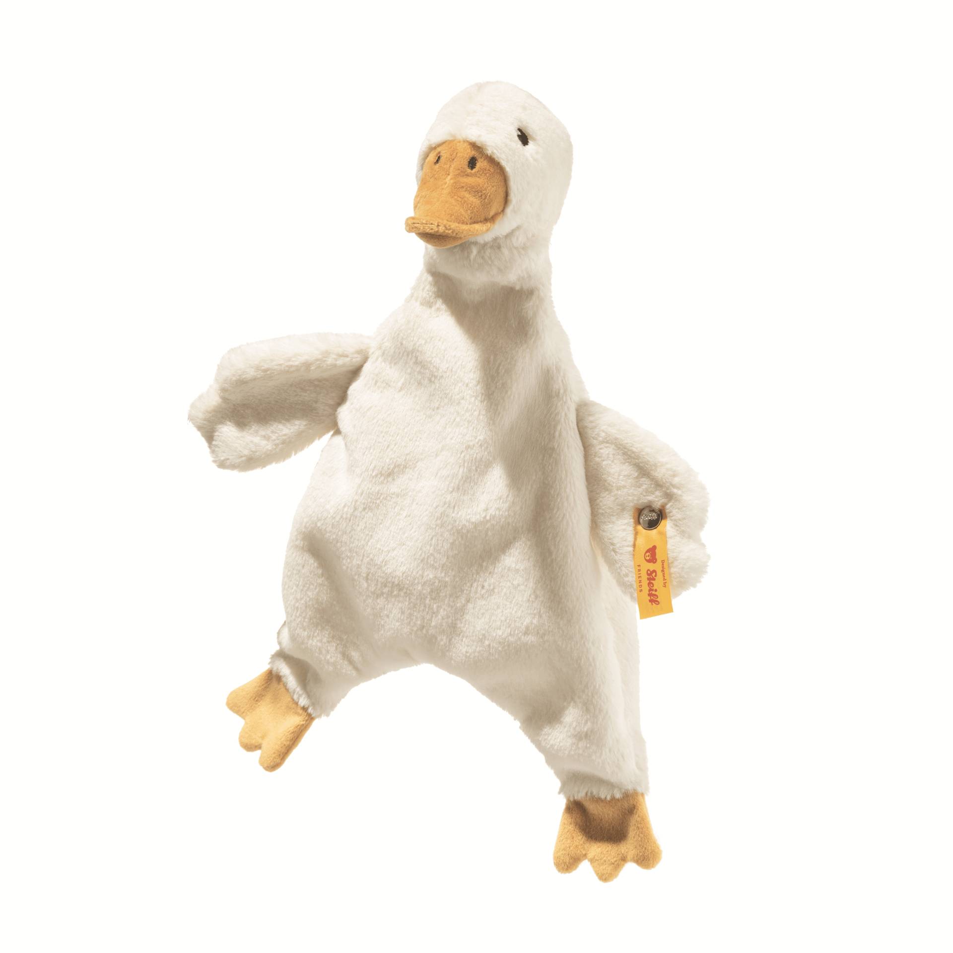 Steiff - STEIFF Gilda Gans Schmusetuch 28 weiss Steiff - STEIFF Gilda Gans Schmusetuch 28 weiss