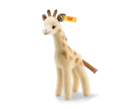 Steiff ausverkauft 026942 Wildlife Geschenkbox Giraffe Mohair beige -Sammlerstück kein Spielzeug