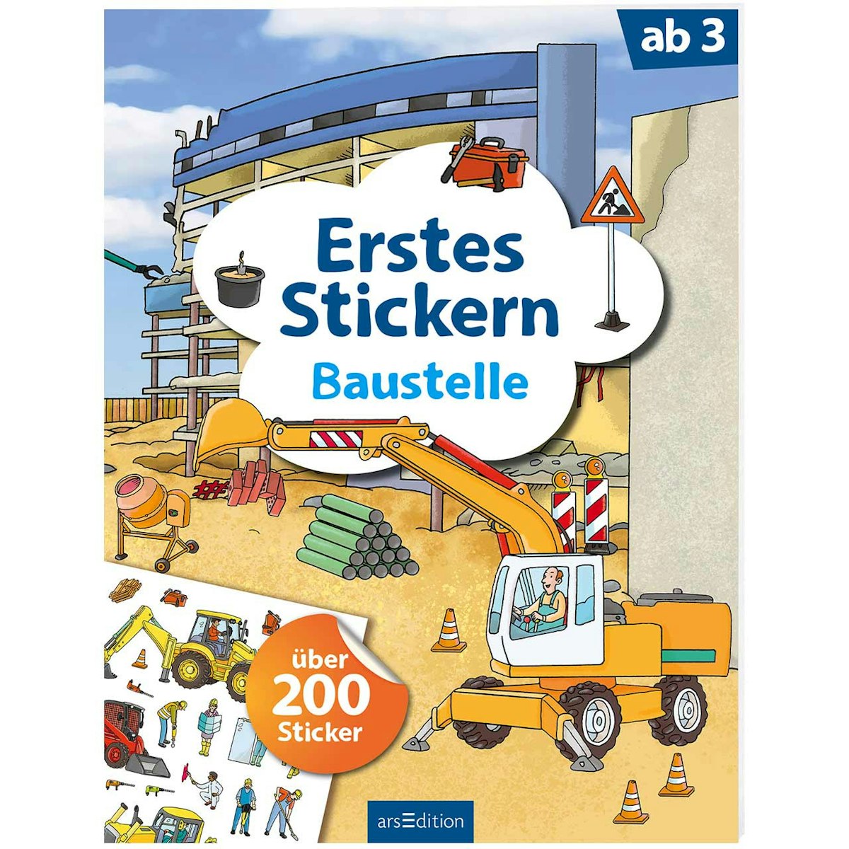 Stickerheft Baustelle ab 3 Jahre Stickerheft Baustelle ab 3 Jahre