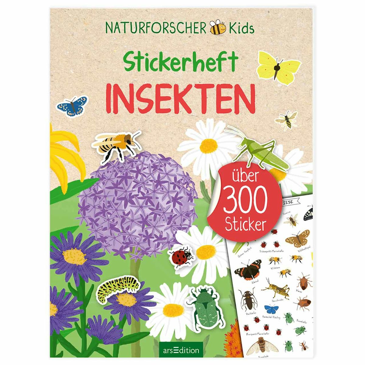 Stickerheft Insekten – Ab 4 Jahren Stickerheft Insekten – Ab 4 Jahren