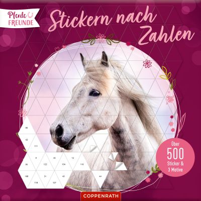 Stickern nach Zahlen - Pferdefreunde