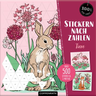 Stickern nach Zahlen - Tiere (100% selbst gemacht)