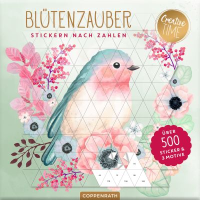 Stickern nach Zahlen: Blüten-Zauber (Creative Time)