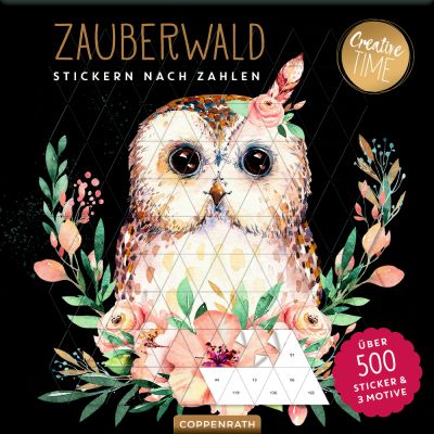 Stickern nach Zahlen: Zauberwald (Creative Time)