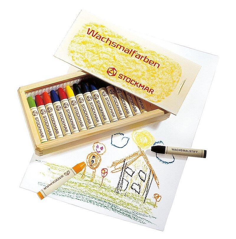 Stockmar - Wachsmalstifte Stockmar 16 Stück Holzbox Stockmar - Wachsmalstifte Stockmar 16 Stück Holzbox