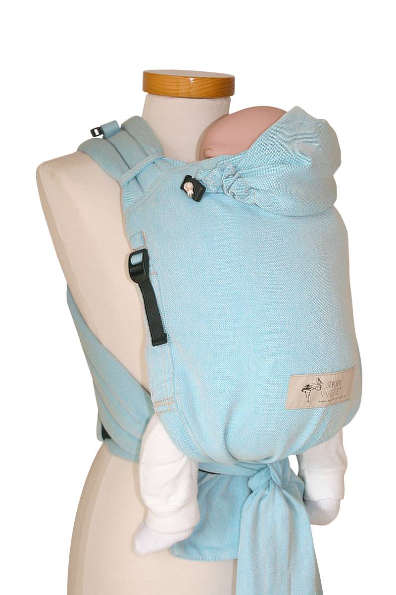 Storchenwiege Baby Carrier - aqua