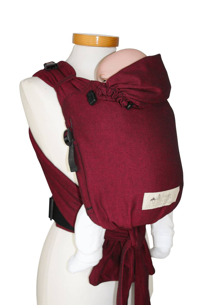 Storchenwiege Baby Carrier - bordeaux