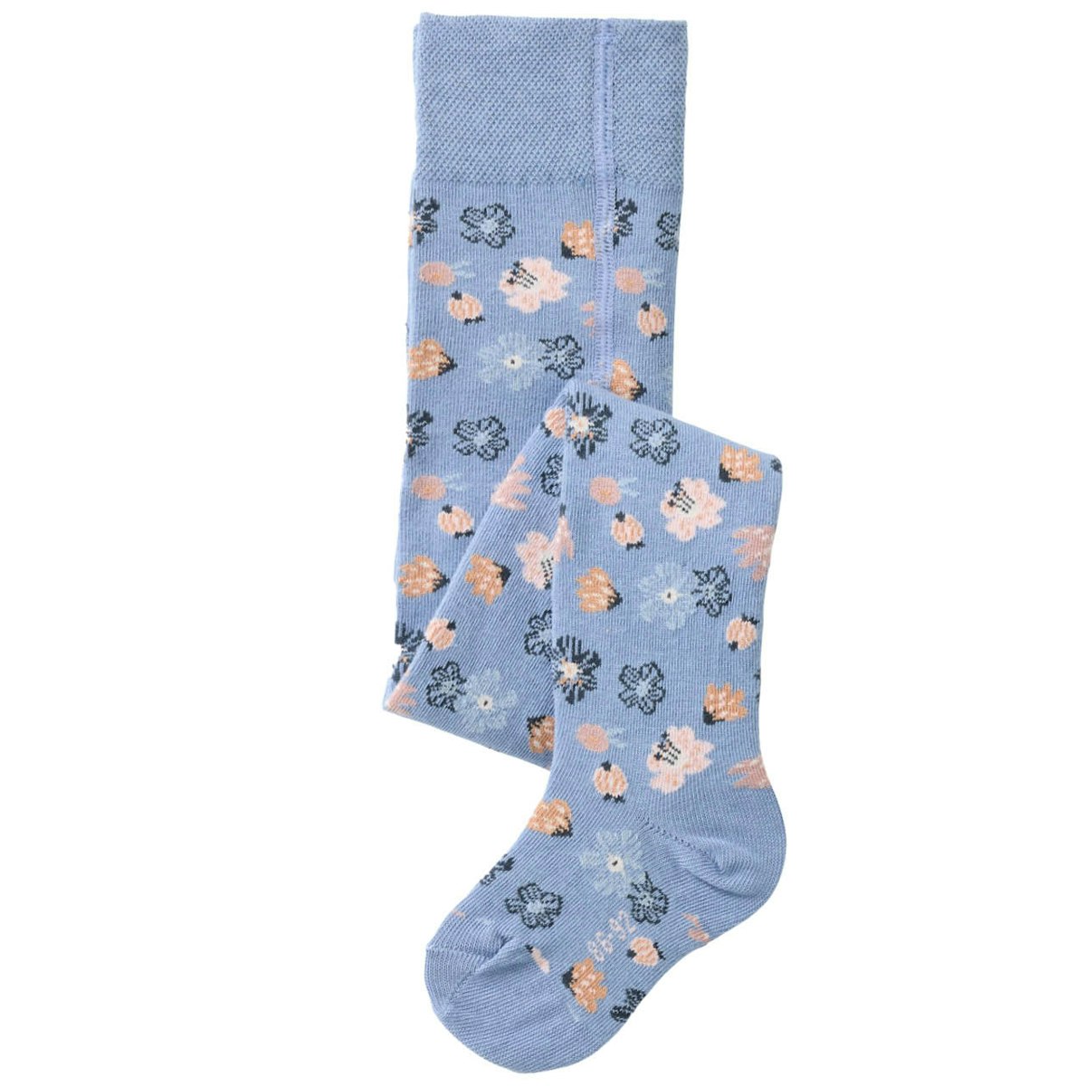 Strumpfhose Blumen rauchblau 86/92 Strumpfhose Blumen rauchblau 86/92