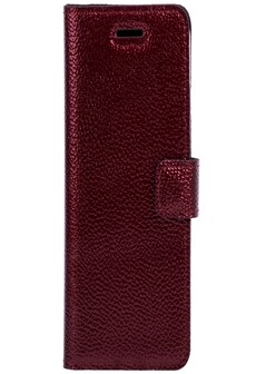 Surazo® Back Case Genuine Leather for phone Apple iPhone 12 Pro - Quilted Diamonds - Ferro Red