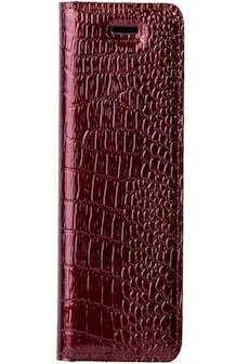 Surazo® Back Case Genuine Leather for phone Oppo A72 A52 - Smart magnet RFID - Cayme Red