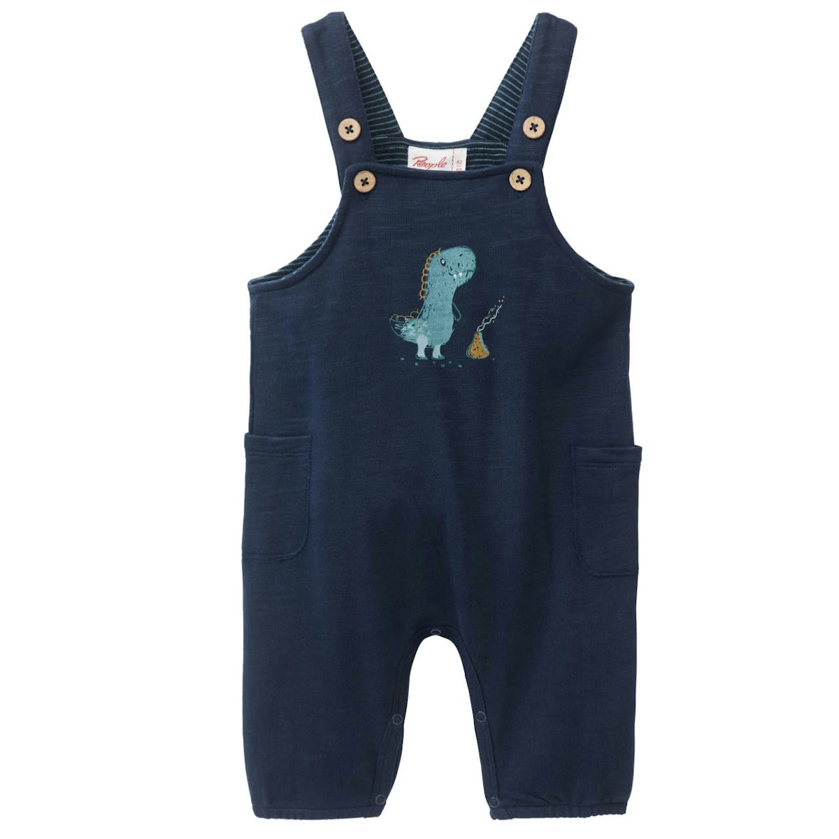 Sweat Latzhose Dino dunkelblau 62/68 Sweat Latzhose Dino dunkelblau 62/68