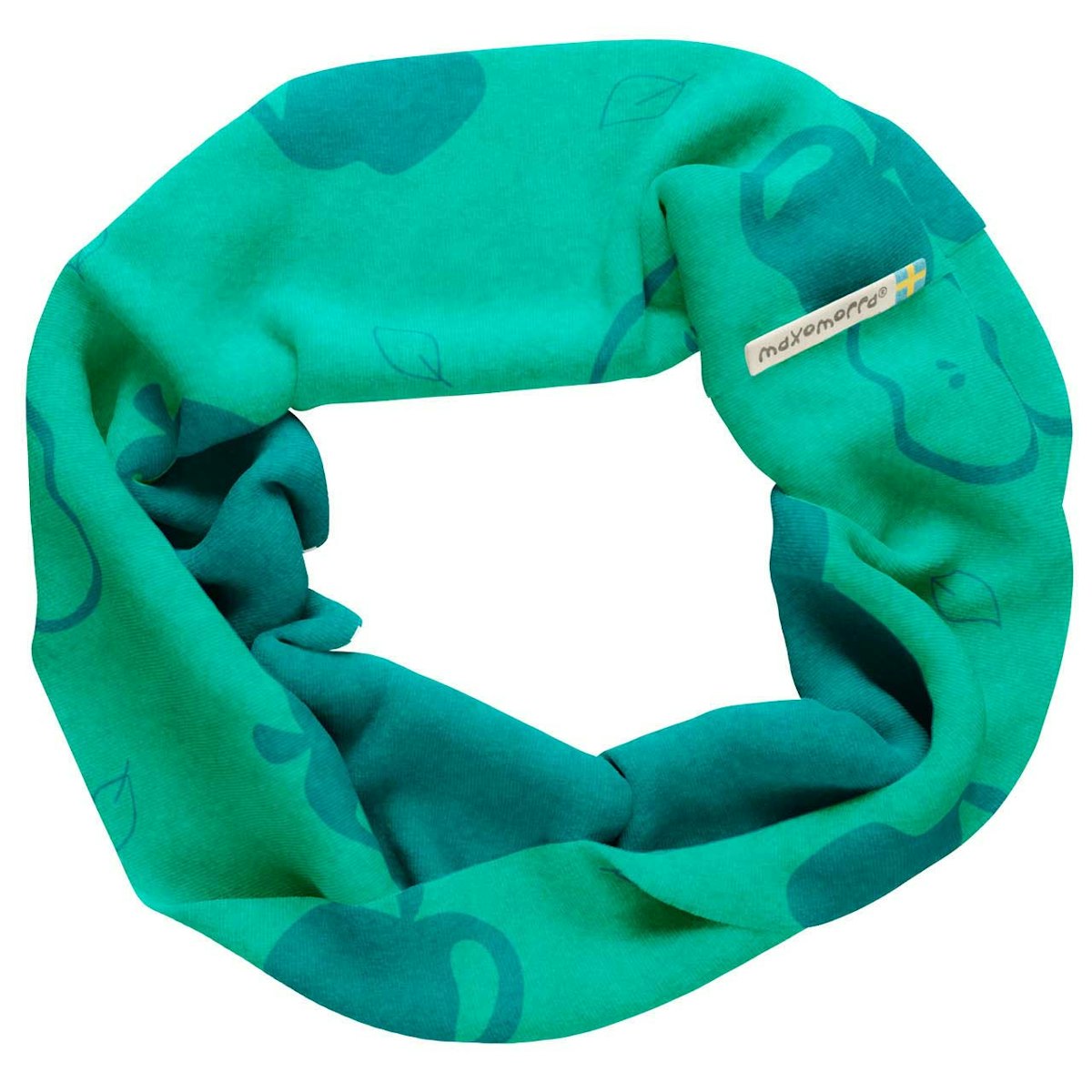 Sweat Schlauchschal Äpfel grün 52/54 Sweat Schlauchschal Äpfel grün 52/54