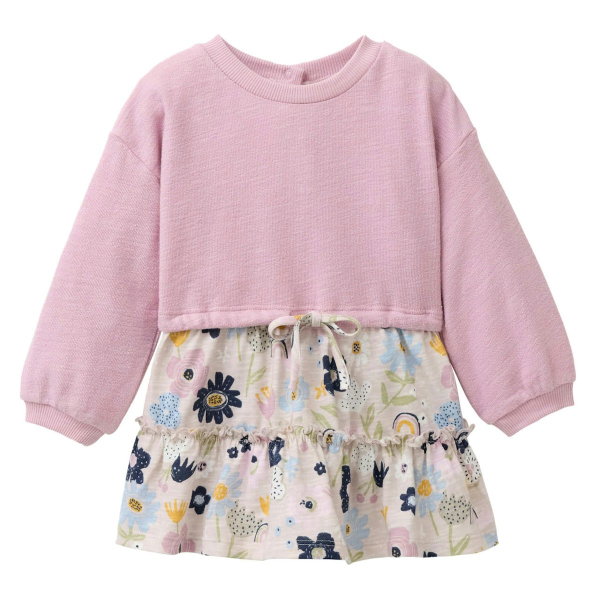 Sweatkleid langarm rosa 98 Sweatkleid langarm rosa 98