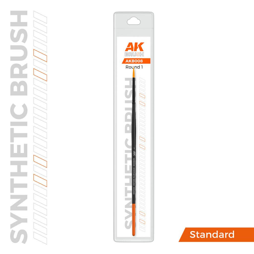 Synthetik-Pinsel - Rund 1 Synthetik-Pinsel - Rund 1