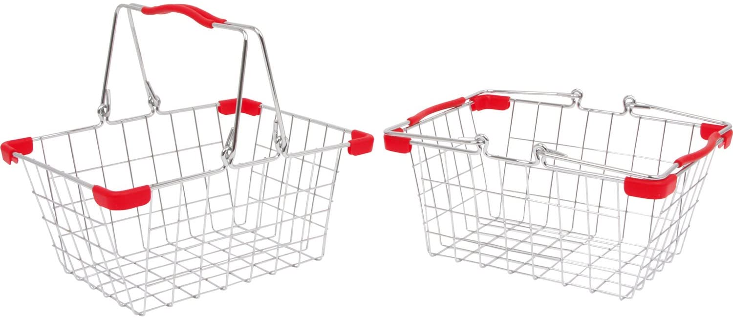 TANNER KAUFLADENARTIKEL - Metall Einkaufskorb, leer TANNER KAUFLADENARTIKEL - Metall Einkaufskorb, leer