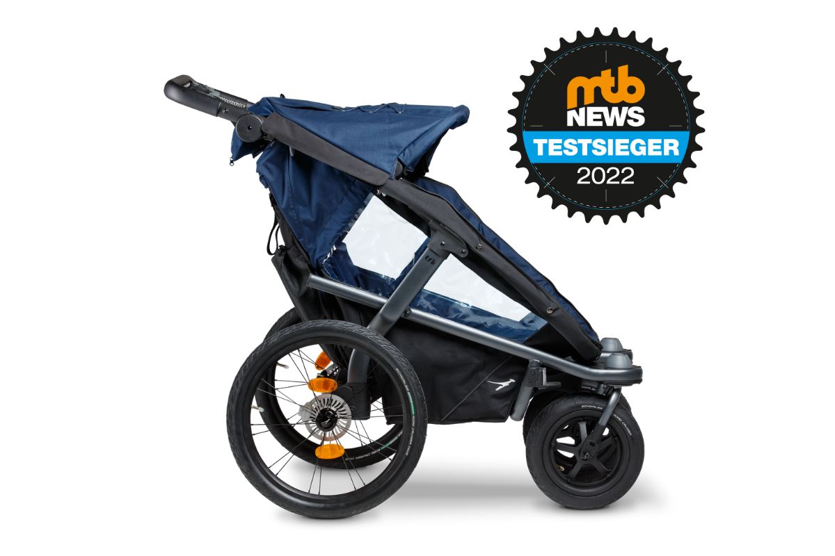 TFK Velo 2 Fahrradanhänger/ Kinderwagen + Deichsel