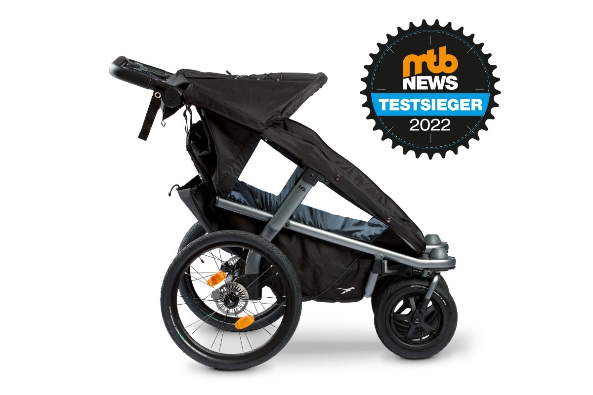 TFK Velo 2 Fahrradanhänger/ Kinderwagen + Deichsel