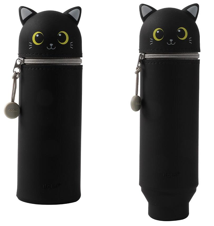 i total - Silikon Federmäppchen Schwarze Katze i total - Silikon Federmäppchen Schwarze Katze