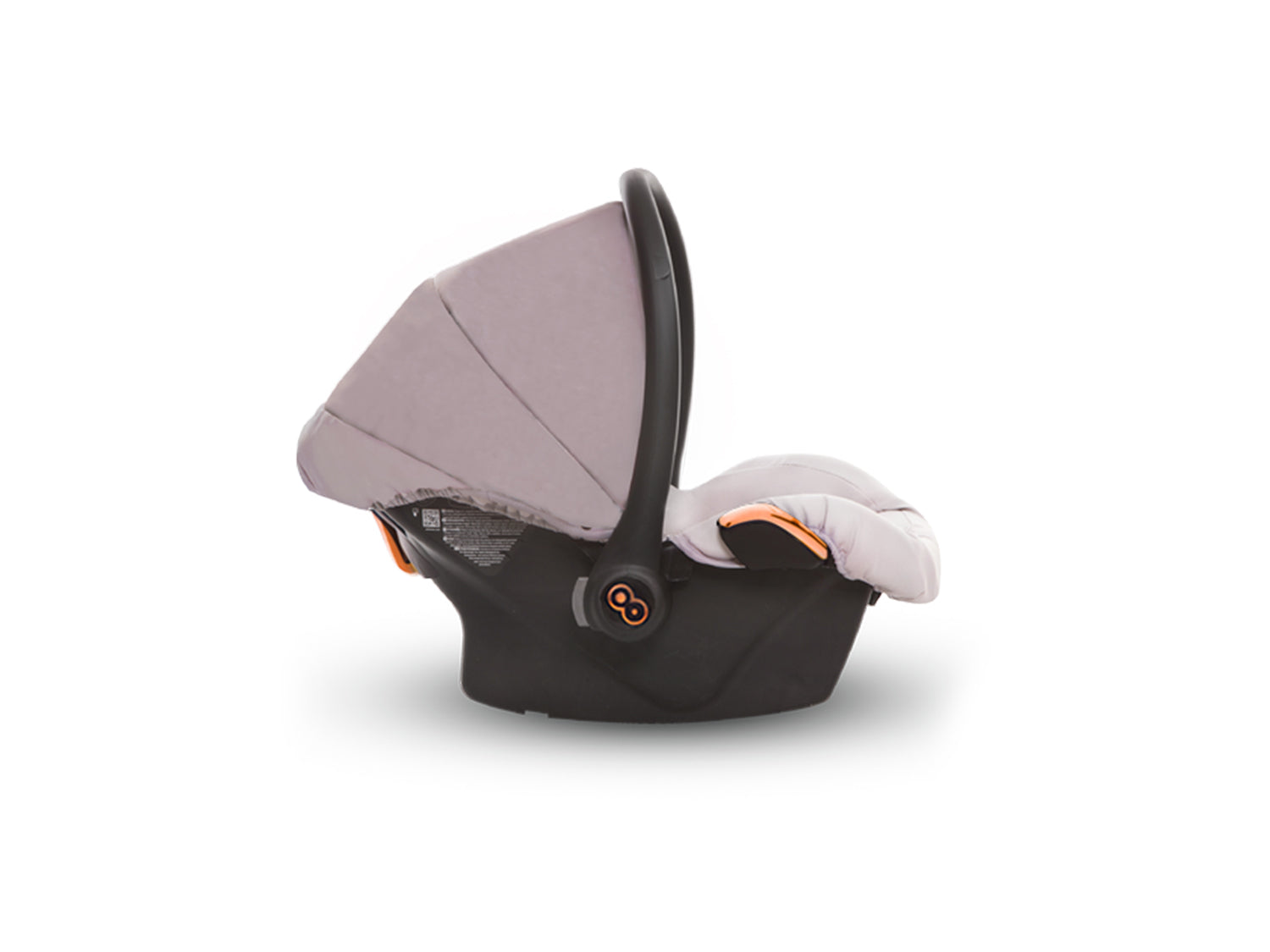 TPFLiving Babyschale Ultra Stoff mit oder ohne Isofix - Pastell / Roségold / ohne Isofix