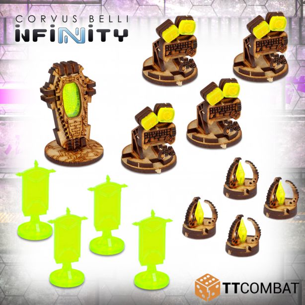 TTCombat Infinity Objectives 28mm Terrain Utopia Infinity scatter Gelände SciFi