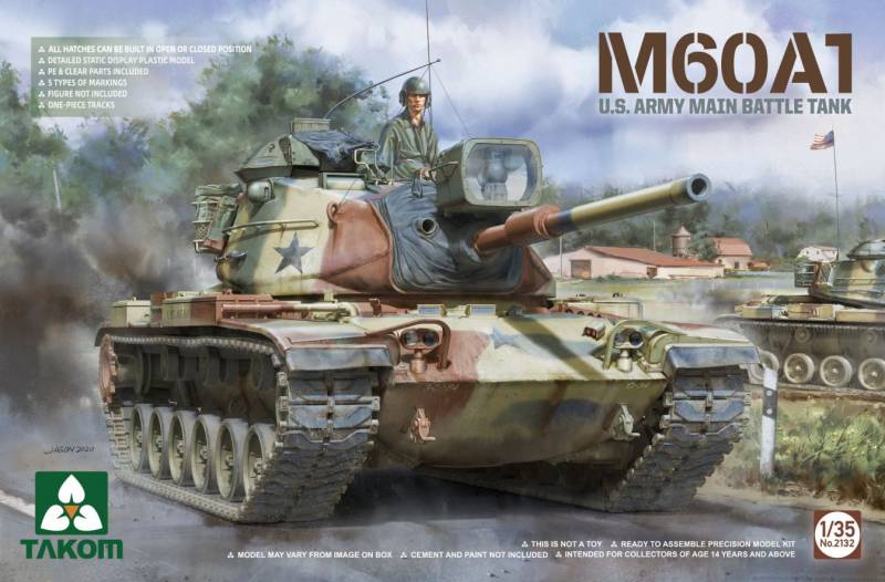 Takom Takom US Main Battle Tank M60A1 1/35 2132 USA Tank M-46