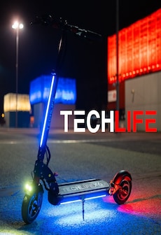 Techlife X6 Electric Scooter Black/Red Not Specified