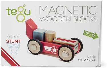 Tegu Magnetisches Holzset Daredevil 12 Teile