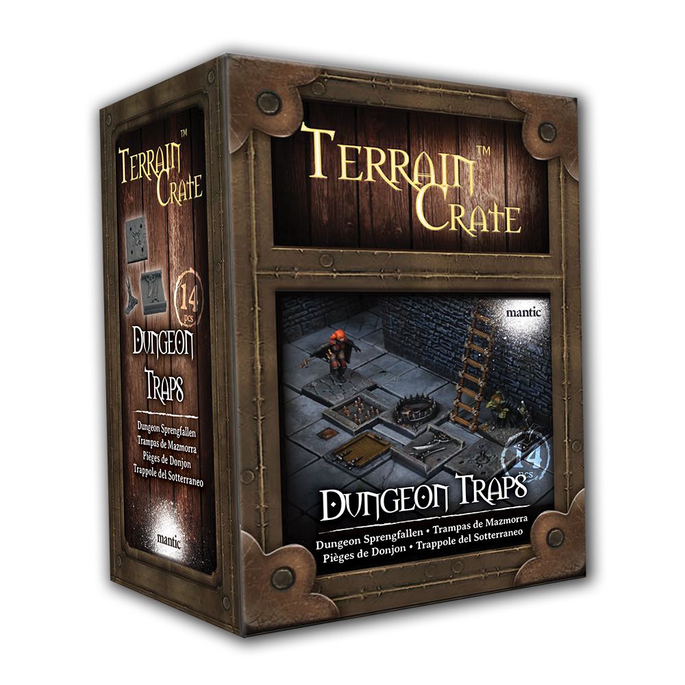 Terrain Crate Dungeon Traps Mantic Games D&D Gelände PNP Sprengfallen