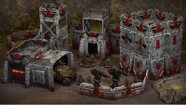 Terrain Crate Military Compound Mantic Games Tabletop Gelände SciFi Terrain 28mm