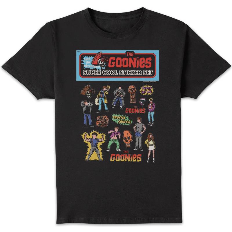 The Goonies Super Cool Sticker Set Unisex T-Shirt - Black - 4XL