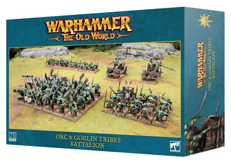 The Old World Battalion Orc & Goblin Tribes Games Workshop Warhammer Fantasy