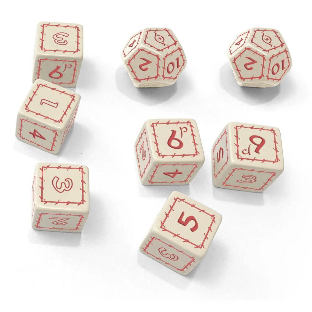 The One Ring RPG: White Dice Set The One Ring RPG: White Dice Set