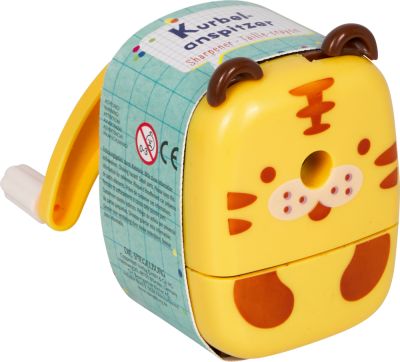 Tiger, Kurbelanspitzer - Bunte Geschenke Tiger, Kurbelanspitzer - Bunte Geschenke