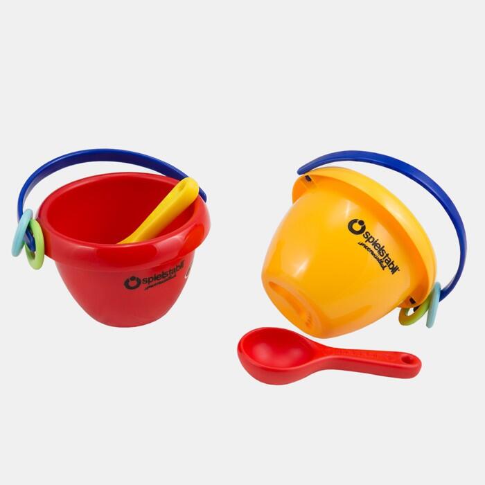 Tinti - Eimer mit Babyfuß sort. Tinti - Eimer mit Babyfuß sort.