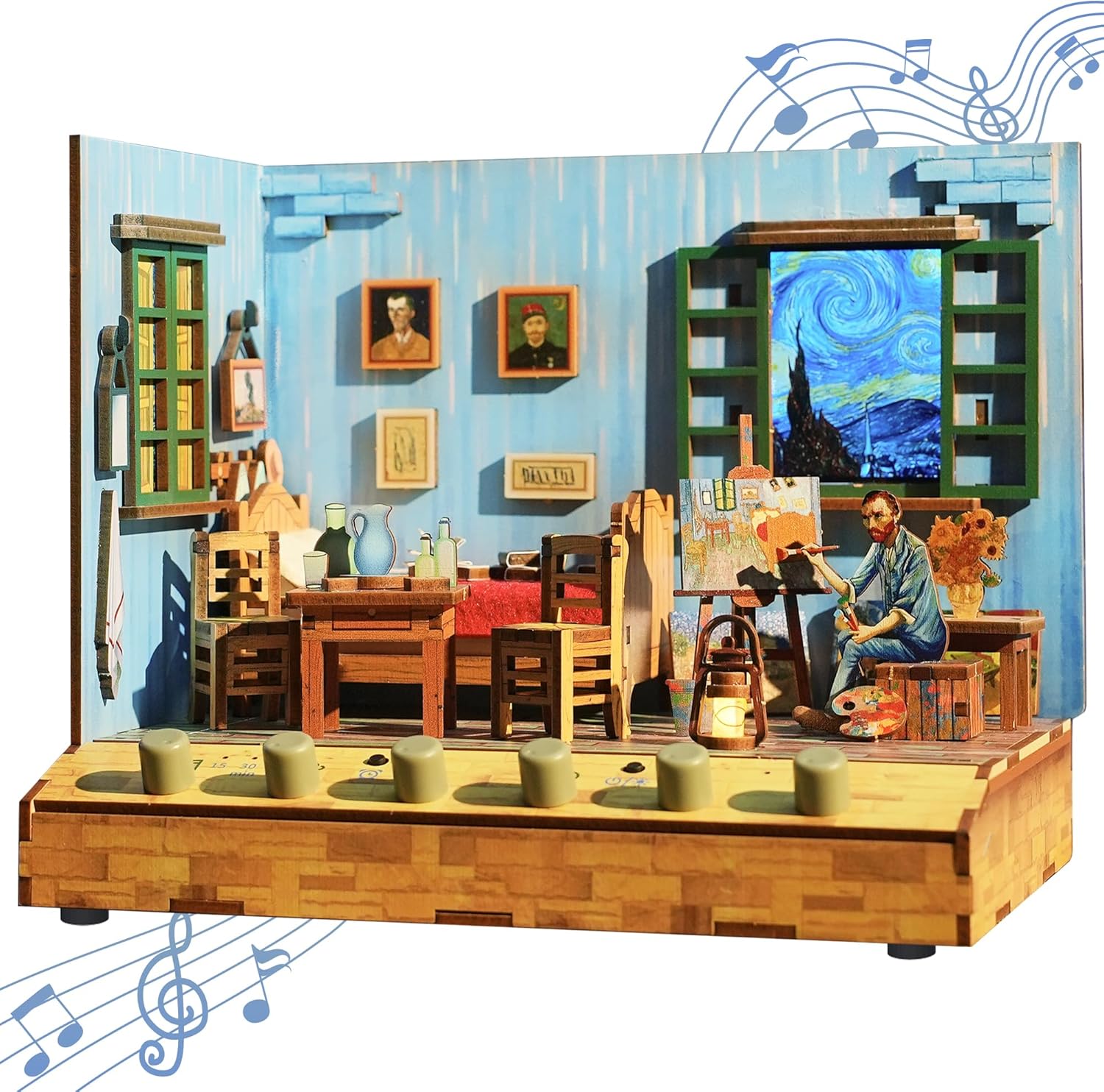 Tonecheer - 3D Puzzle Sound Machine Vincents Bedroom Tonecheer - 3D Puzzle Sound Machine Vincents Bedroom