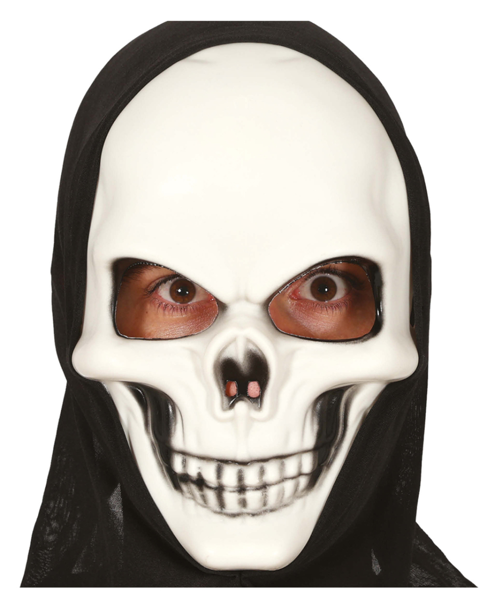 Totenkopf Maske mit Kapuze Totenkopf Maske mit Kapuze