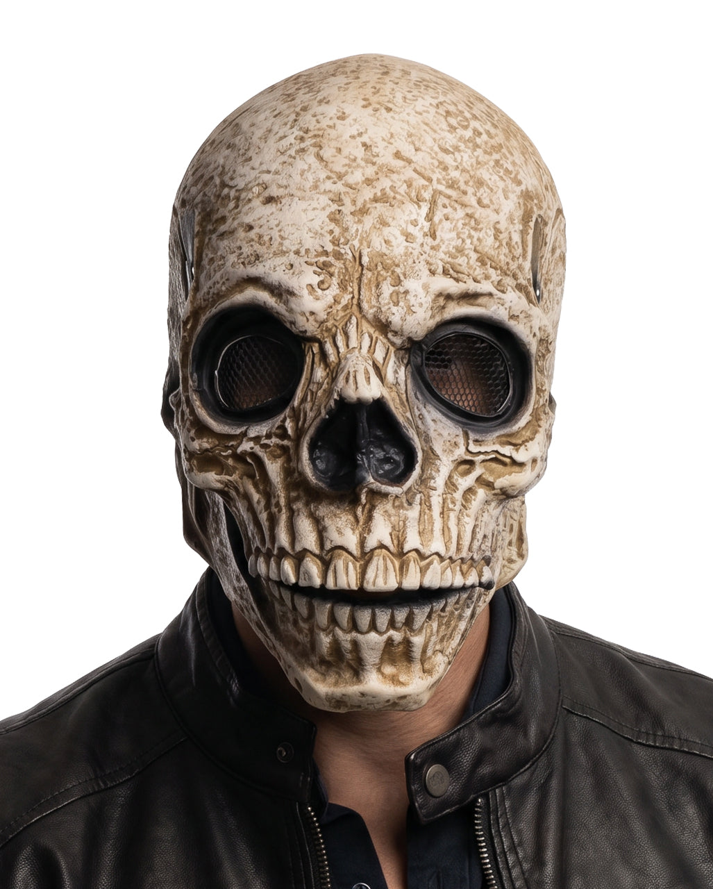 Totenschädel Skelett Maske mit beweglichem Kiefer Totenschädel Skelett Maske mit beweglichem Kiefer